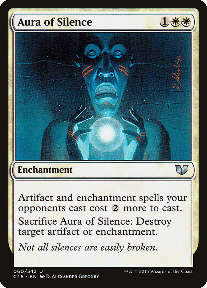 Aura of Silence [Commander 2015] | The CG Realm