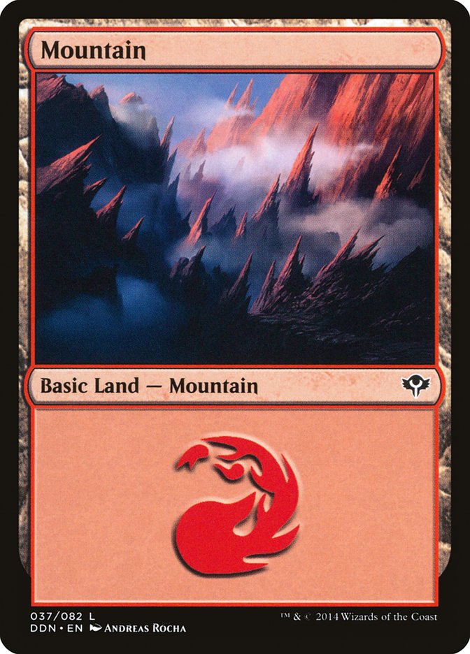Mountain (37) [Duel Decks: Speed vs. Cunning] | The CG Realm