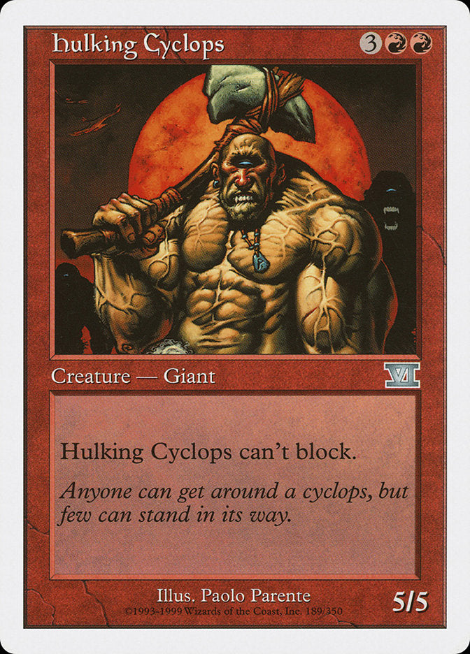 Hulking Cyclops [Classic Sixth Edition] | The CG Realm