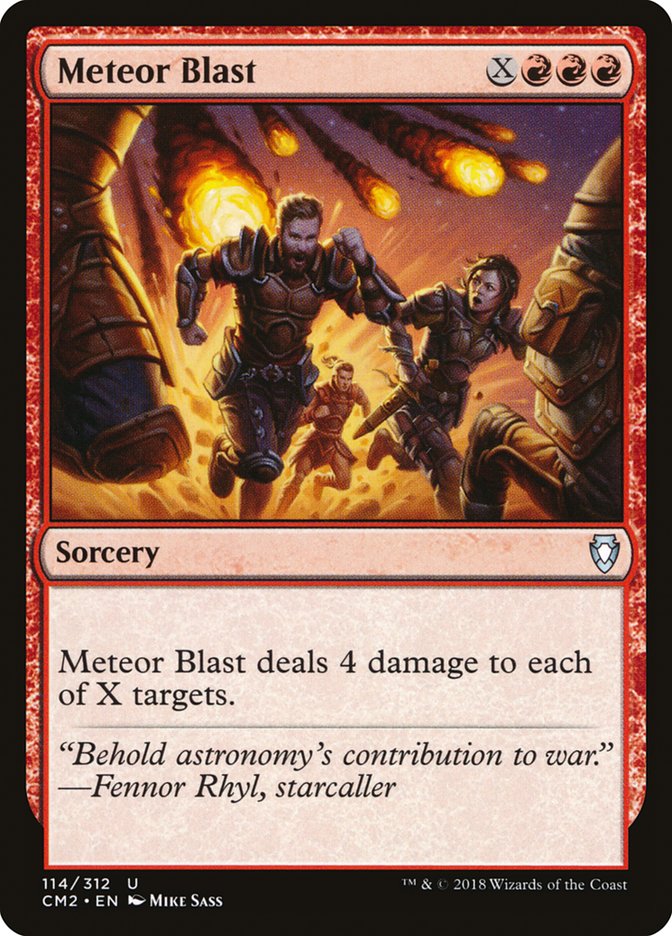 Meteor Blast [Commander Anthology Volume II] | The CG Realm