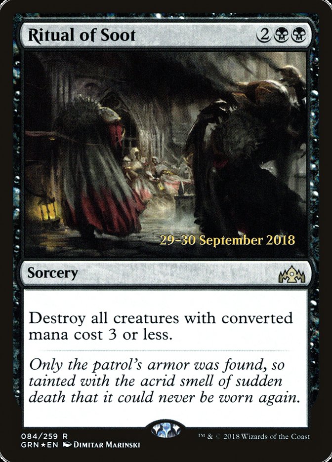 Ritual of Soot [Guilds of Ravnica Prerelease Promos] | The CG Realm