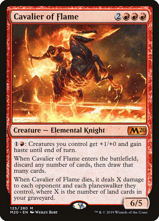 Cavalier of Flame [Core Set 2020] | The CG Realm