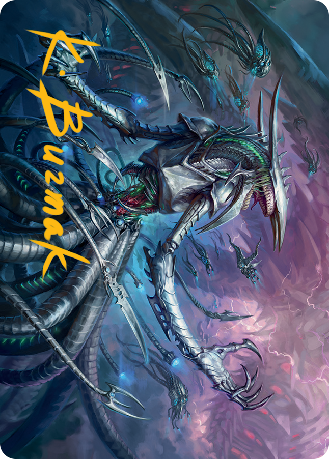 Jin-Gitaxias Art Card (Gold-Stamped Signature) [March of the Machine Art Series] | The CG Realm