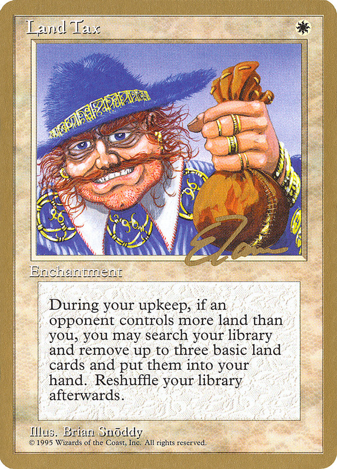 Land Tax (Eric Tam) [Pro Tour Collector Set] | The CG Realm