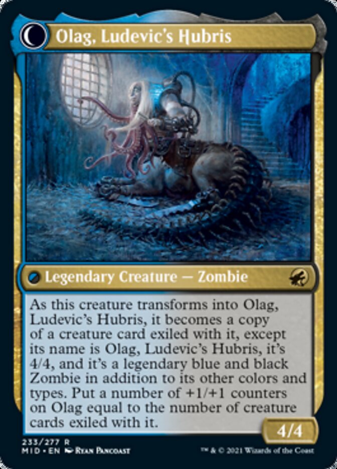 Ludevic, Necrogenius (MID-233) - Innistrad: Midnight Hunt: (Double Faced Transform)