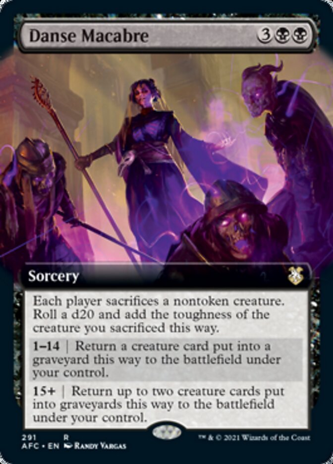 Danse Macabre (Extended Art) [Dungeons & Dragons: Adventures in the Forgotten Realms Commander] | The CG Realm