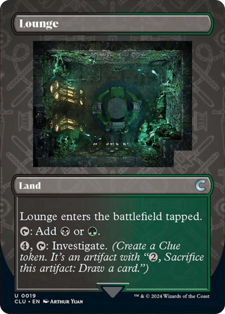 Lounge (Borderless) [Ravnica: Clue Edition] | The CG Realm