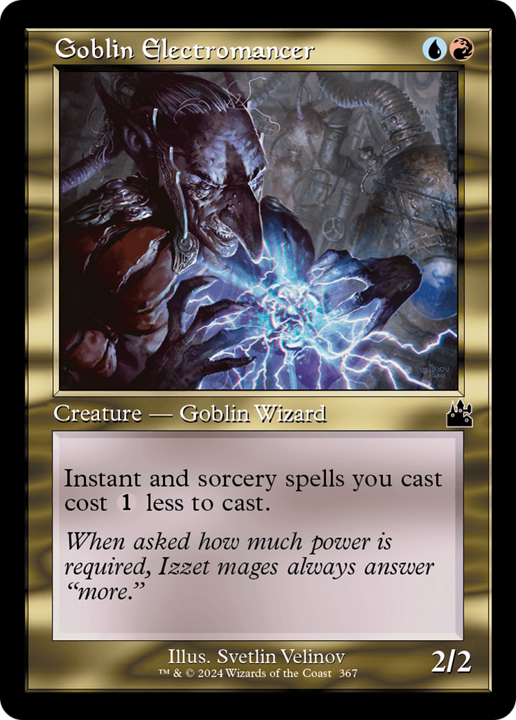 Goblin Electromancer (Retro Frame) [Ravnica Remastered] | The CG Realm