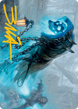 Nebelgast Intruder Art Card (Gold-Stamped Signature) [Innistrad: Midnight Hunt Art Series] | The CG Realm