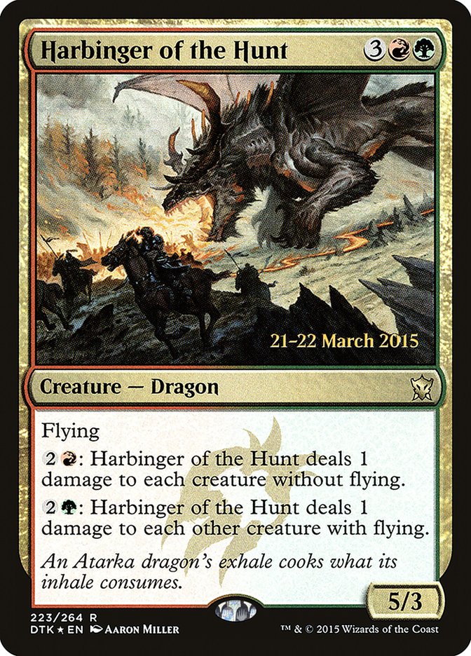 Harbinger of the Hunt [Dragons of Tarkir Prerelease Promos] | The CG Realm