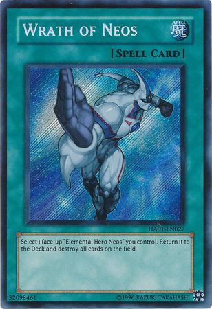 Wrath of Neos [HA01-EN027] Secret Rare | The CG Realm