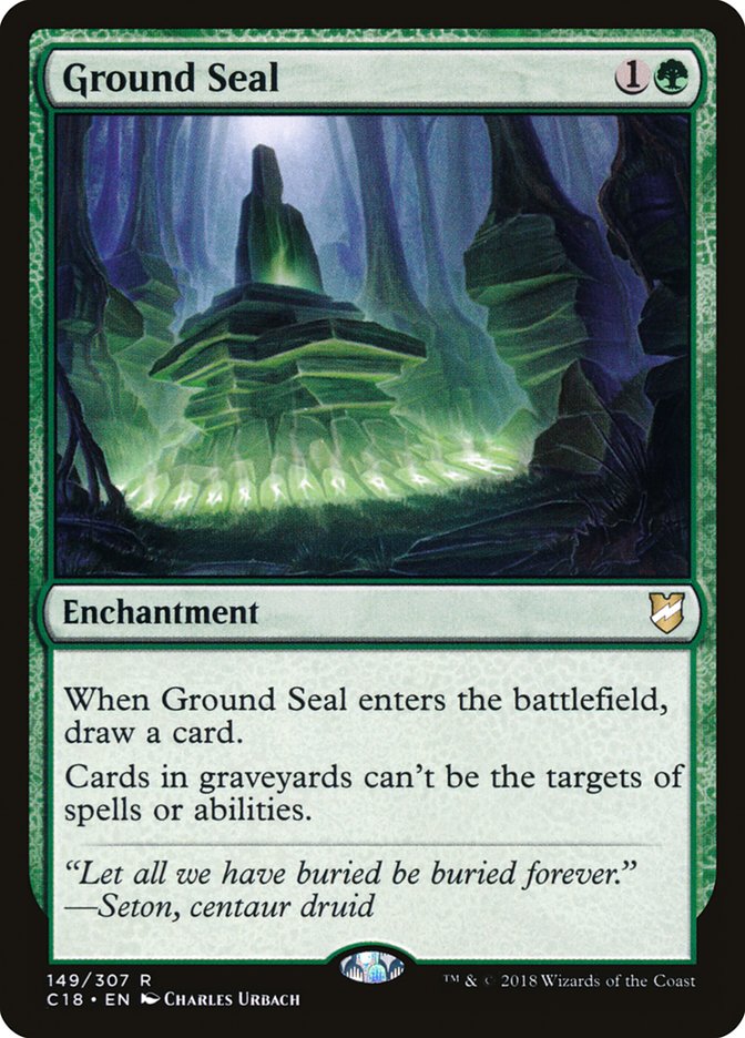 Ground Seal [Commander 2018] | The CG Realm
