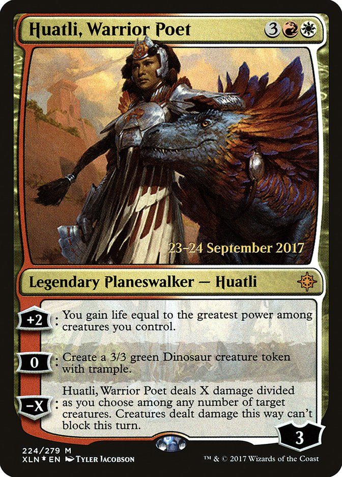 Huatli, Warrior Poet [Ixalan Prerelease Promos] | The CG Realm