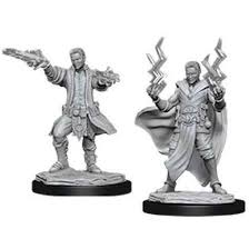 D&D Unpainted Miniatures Human Sorcerer