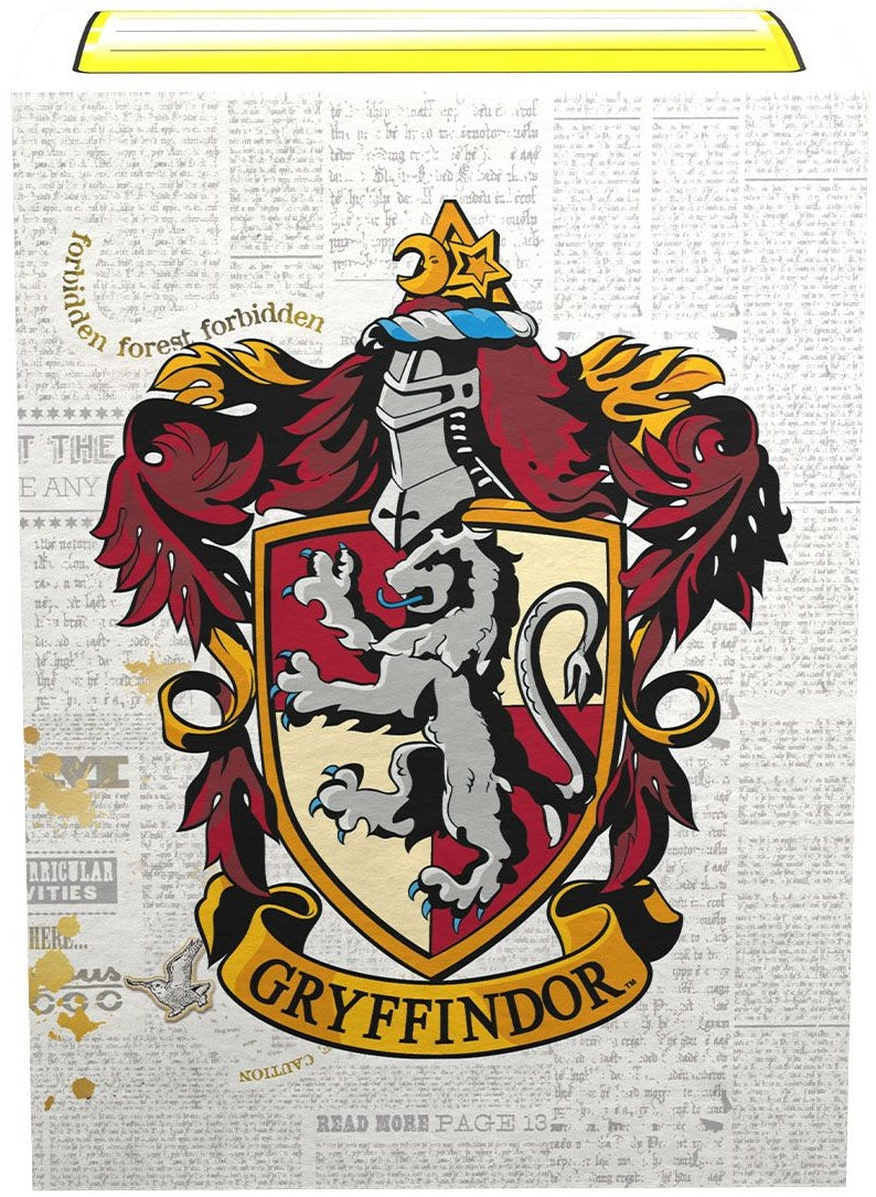 DRAGON SHIELD SLEEVES BRUSHED ART GRYFFINDOR 100CT
