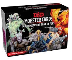 D&D Monster Cards Mordenkainen's Tome of Foes