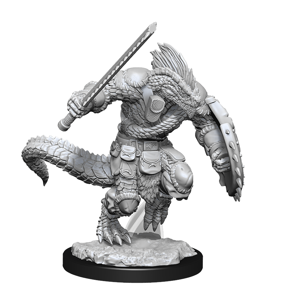 DND UNPAINTED MINIS WV15 LIZARDFOLK BARB/CLERIC | The CG Realm