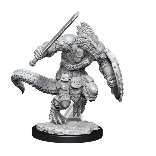 DND UNPAINTED MINIS WV15 LIZARDFOLK BARB/CLERIC