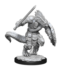 DND UNPAINTED MINIS WV15 LIZARDFOLK BARB/CLERIC | The CG Realm