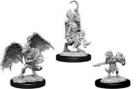 D&D Unpainted Miniatures Kobold Inventor, Dragonshield & Sorcerer