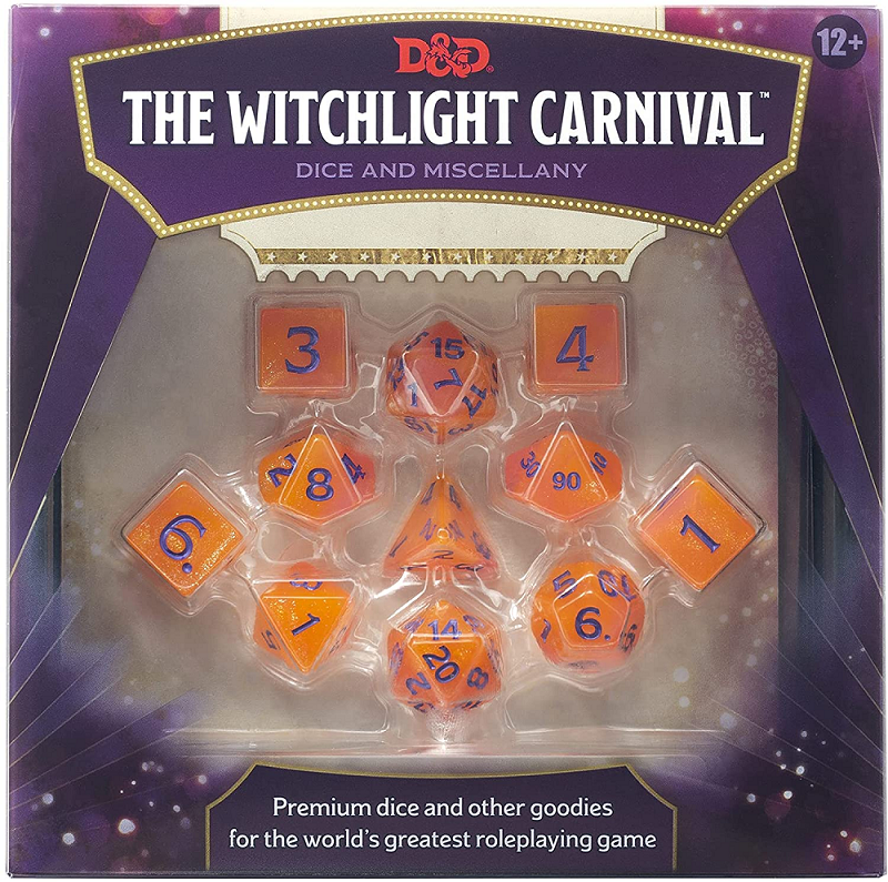 DND RPG WITCHLIGHT CARNIVAL DICE SET (Release Date:  2021-10-22) | The CG Realm