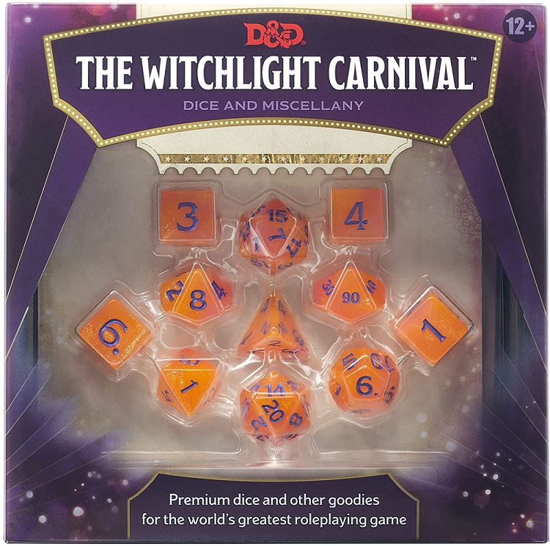 DND RPG WITCHLIGHT CARNIVAL DICE SET (Release Date:  2021-10-22)