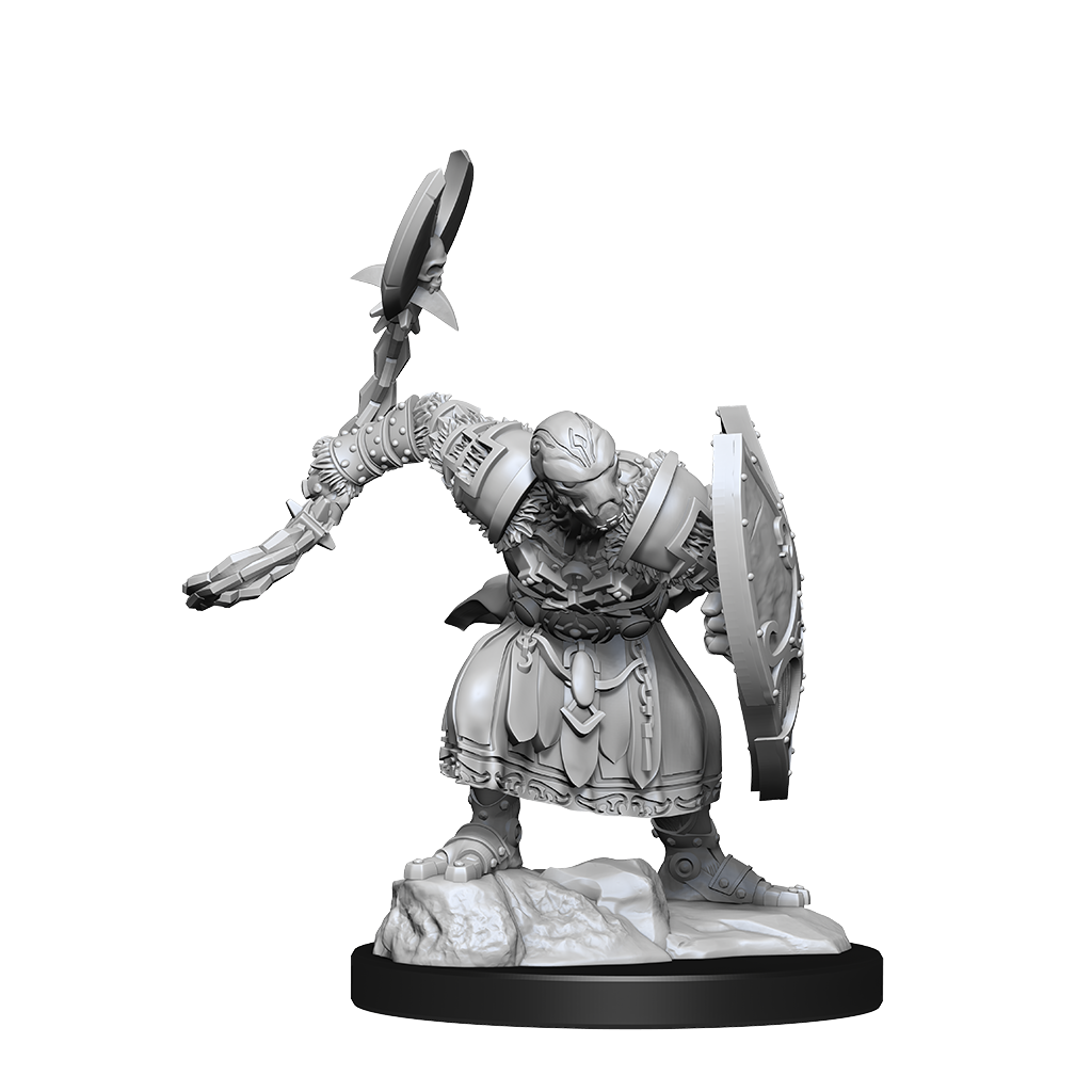 DND UNPAINTED MINIS WV14 WARFORGED BARBARIAN
