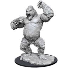 D&D Miniatures Primed Deep Cuts Giant Ape | The CG Realm