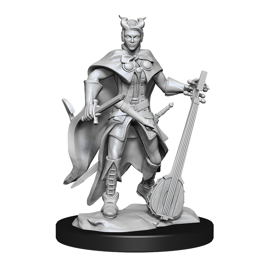 DND UNPAINTED MINIS WV14 TIEFLING BARD FEMALE | The CG Realm