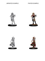 D&D Unpainted Miniature Deep Cuts Bartender/Dancing Girl