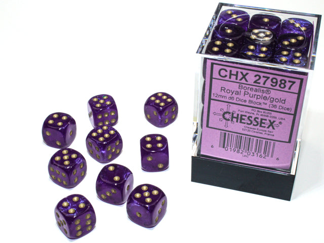 BOREALIS 36D6 ROYAL PURPLE/GOLD 12MM LUMINARY | The CG Realm