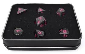 Die Hard RPG Set Sinister Chrome W/ Pink