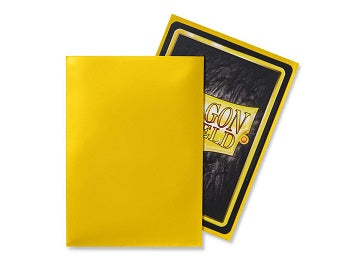 DRAGON SHIELD SLEEVES YELLOW 100CT