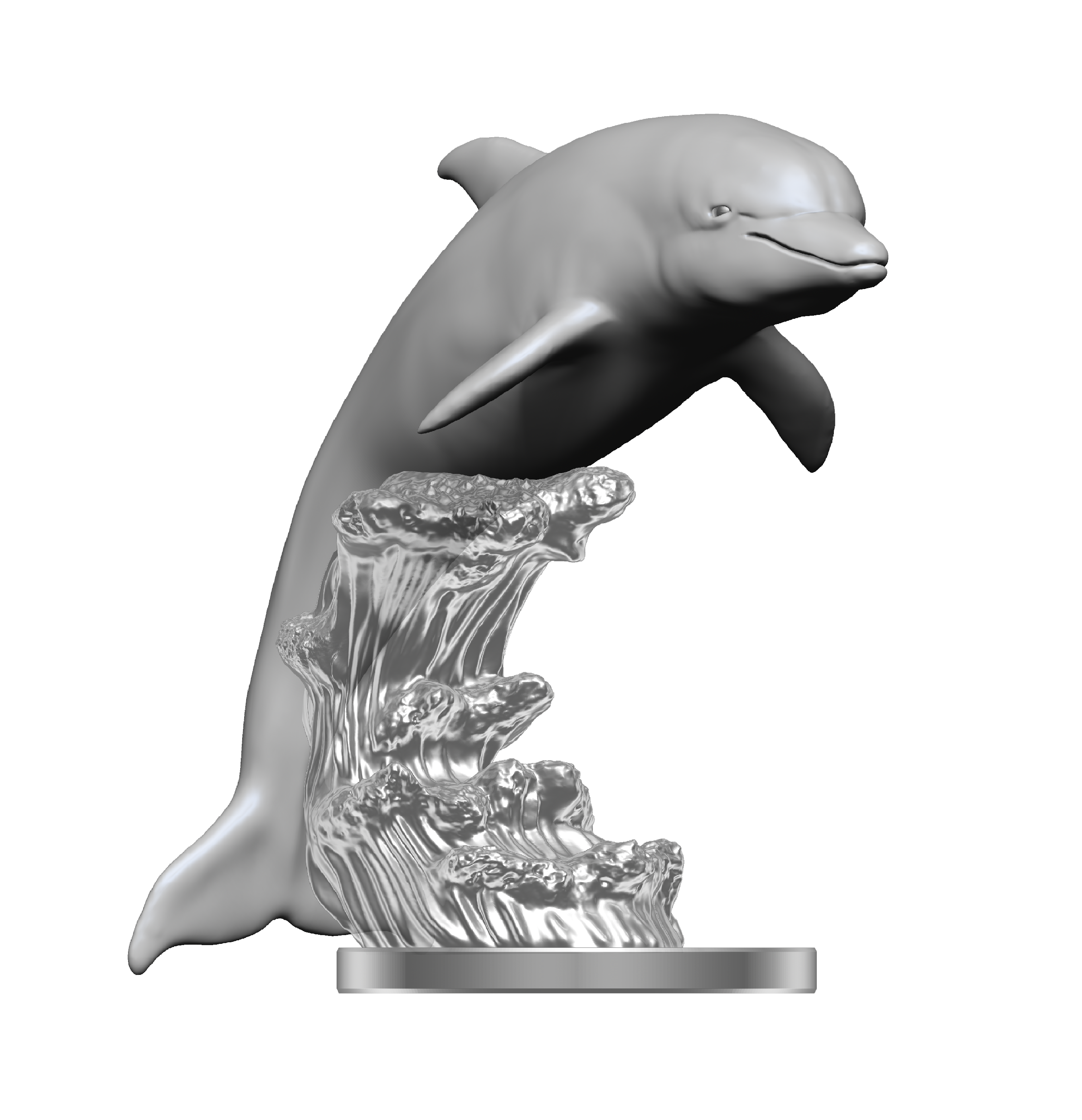 WIZKIDS UNPAINTED MINIS WV14 DOLPHINS | The CG Realm