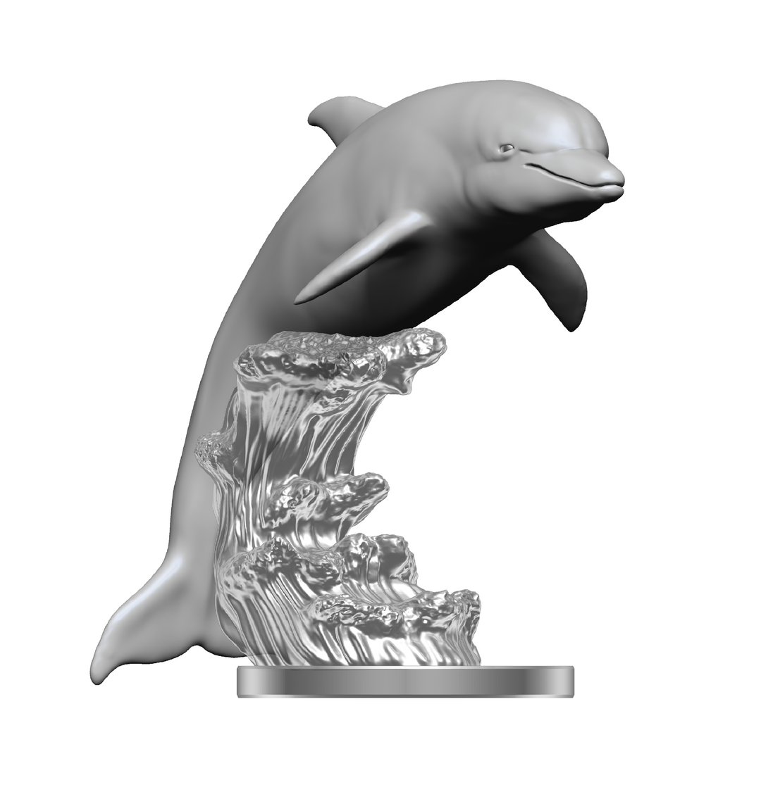 WIZKIDS UNPAINTED MINIS WV14 DOLPHINS