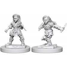 D&D Nolzur's Marvelous Miniatures Primed Halfling Rogue