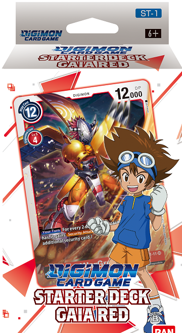 DIGIMON STARTER DECK GAIA RED