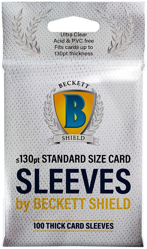 BECKETT SHIELD SLEEVES THICK 100CT