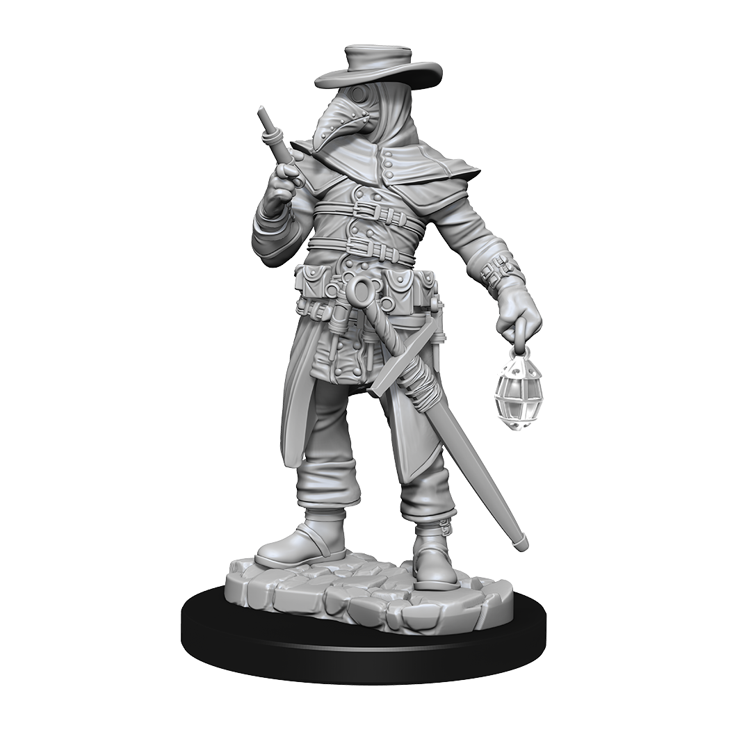 WIZKIDS UNPAINTED MINIS WV15 PLAGUE DOCTOR/CULTIST | The CG Realm