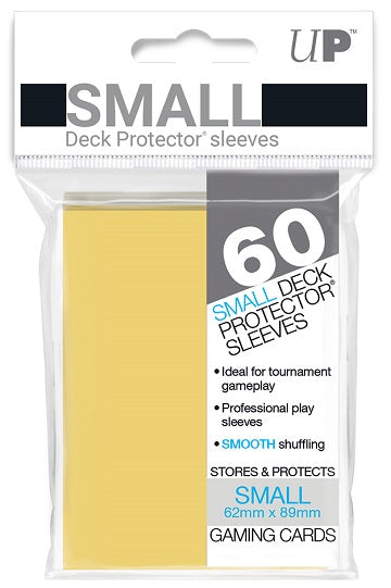 60ct Pro Yellow Small Deck Protectors | The CG Realm