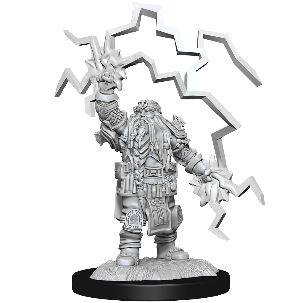 DND UNPAINTED MINIS WV14 DWARF CLERIC MALE