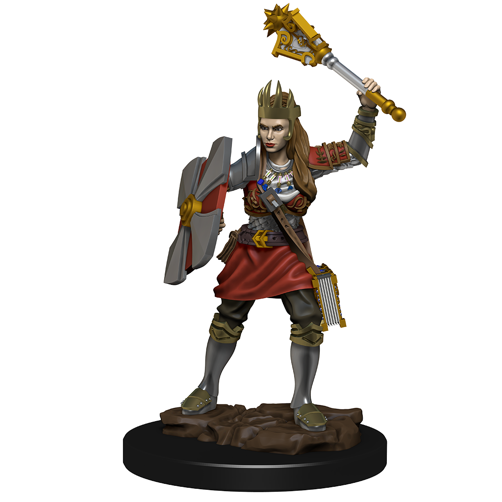 DND ICONS O/T REALMS HUMAN CLERIC FEMALE PREM FIG