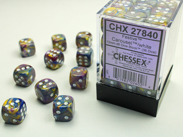 FESTIVE 36D6 CAROUSEL/WHITE 12MM