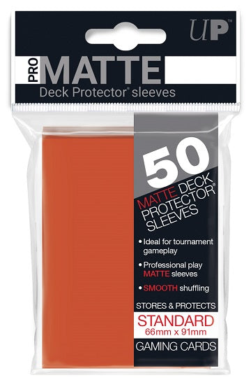 50ct Pro-Matte Peach Standard Deck Protectors