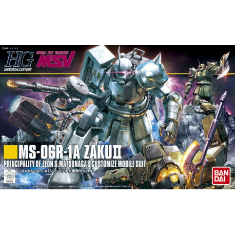 HG UC MS-06R-1A Zaku IIMatsunaga's (154) | The CG Realm