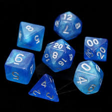 Die Hard Dice POLY RPG SET - MERMAID'S TEAR