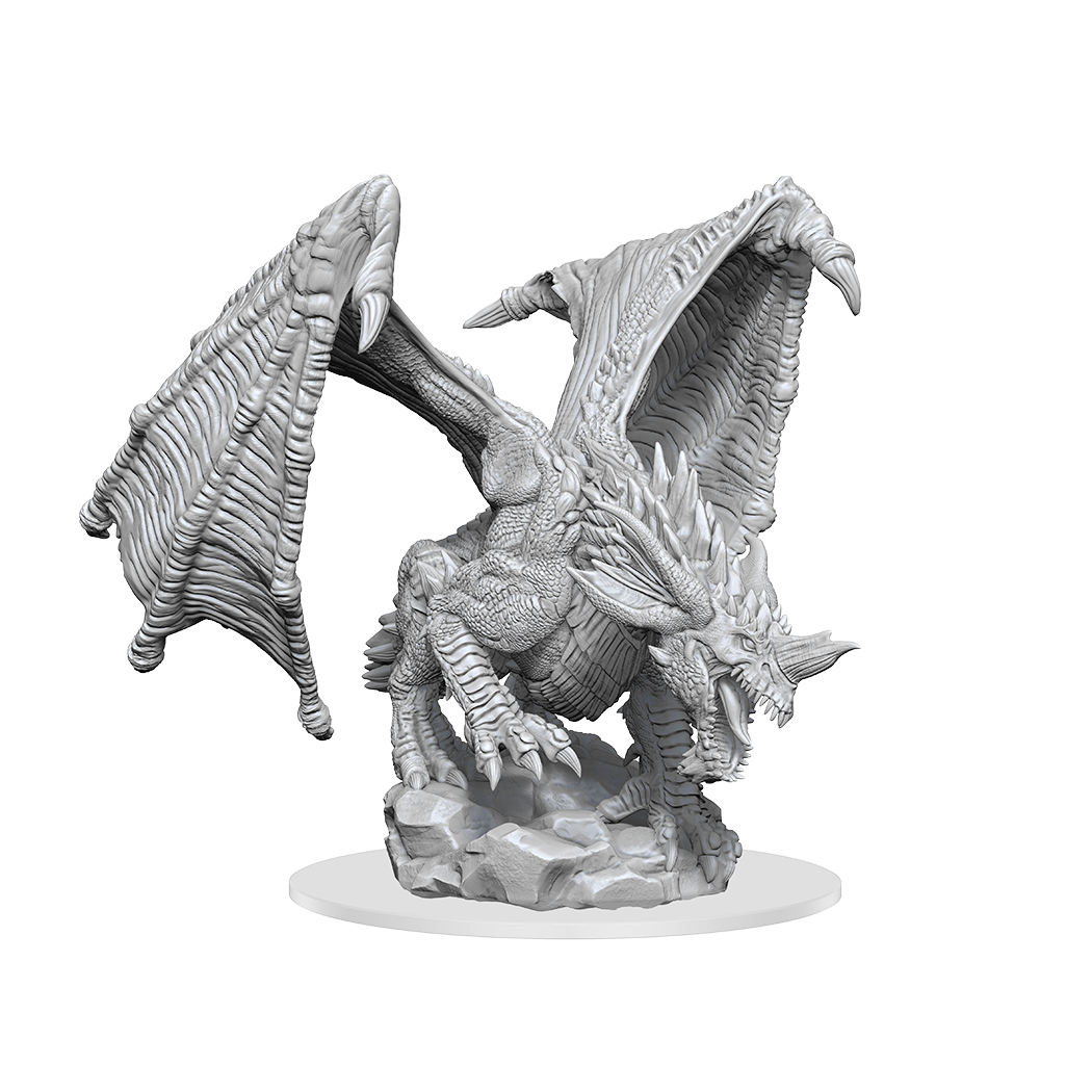 DND UNPAINTED MINIS WV15 YOUNG BLUE DRAGON | The CG Realm