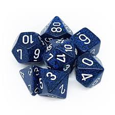 Chessex Speckled Stealth Polyhedral 7 Die Set