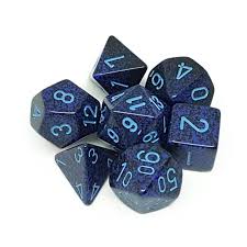 Chessex Speckled Cobalt Polyhedral 7 Die Set