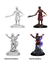D&D Unpainted Miniature Nolzur's Tiefling Warlock | The CG Realm